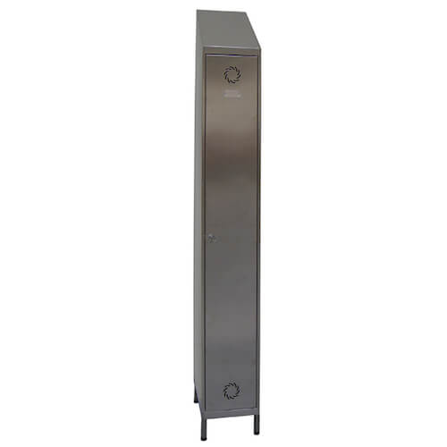 VESTIAIRE INOX 1 PORTE