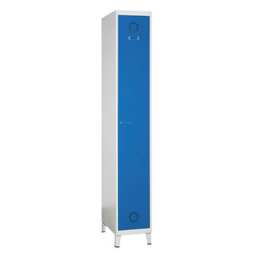 VESTIAIRE MÉTALLIQUE MONOBLOC 1 PORTE